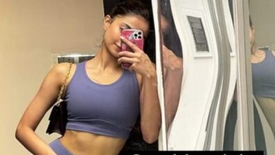 Shweta Tiwari’s daughter Palak Tiwari flaunts curvaceous midriff and abs in gymwear, fans sweat