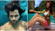 Siddharth Nigam and Ashi Singh go for underwater swim to beat the heat, watch videos
