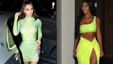 Sneak Peek: Have A Look At Kim Kardashian’s Neon Green Ensembles