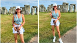 So Cute: Anushka Sen meets Mr Bean during her London trip