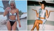 So hot: Kim Kardashian and Hailey Bieber flaunt perfect curves in bodysuit