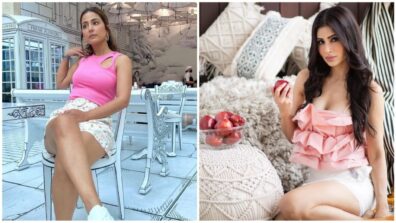 So Stunning: Hina Khan and Mouni Roy look beautiful in shades of pink