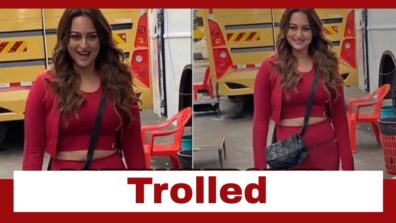 Sonakshi Sinha Brutally Trolled By Fans As She Sets Out In Red Gym Co-Ord Sets: Trolls Call Her Motakshi Sinha