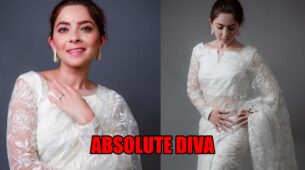 Sonalee Kulkarni Looks Absolute Diva In White Organza Saree & We Are Loving It: See Pics