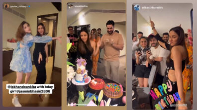 Starry Affair: Jasmin Bhasin celebrates 32nd birthday with BF Aly Goni, friends Disha Parmar, Rahul Vaidya, Ankita Lokhande-Vicky Jain Join