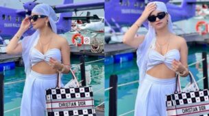 Stunner: Avneet Kaur turns white muse in Maldives, see pictures