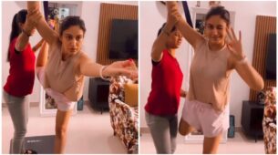 Surbhi Chandna flaunts flexibility like a pro, see viral footage