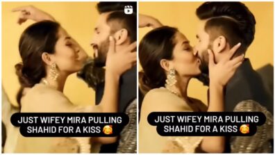 Sweet Kiss: Mira Rajput and Shahid Kapoor go mushy together on screen