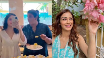 Sweet Tooth: TMKOC divas Palak Sindhwani and Ambika Ranjankar enjoy yummy dessert, Sunayana Fozdar says, “itti si Khushi”