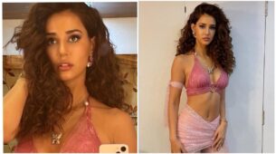 Take A Cue From Disha Patani And Get Yourself A Perfect Pair Of Pink Pants To Style Your Bikini