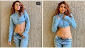 Take the ultimate denim on denim cue from Nia Sharma, pics inside