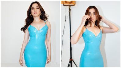 Tamannaah Bhatia Sparkles In Breezy Blue Outfit: Take A Sneak Peek