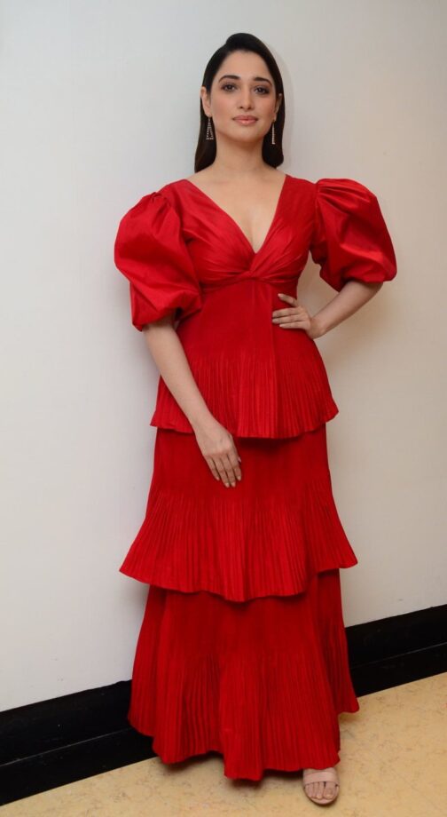 Tamannaah Bhatia’s Red Classy Look Will Make You Want To Dress In An All Red Top! Check These Pictures - 3