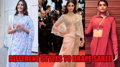 The 10 Different Styles To Drape A Saree By Sonam Kapoor: Check