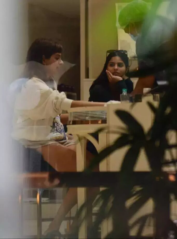 The Archies Starrer Suhana Khan And Khushi Kapoor Were Snapped Having A Nail Session Together - 0