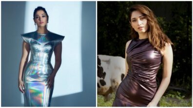 This Dress Showcases Tamannaah Bhatia’s Love For Chic Leather Outfits