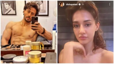 Tiger Shroff is busy admiring shirtless physique in mirror selfie, Disha Patani says, “when lack of sleep…”