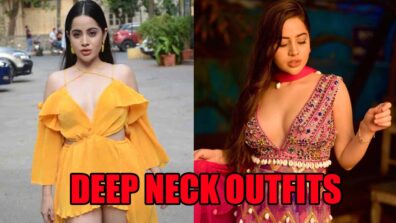 Times Urfi Javed Surprised The Internet With Her Deep Neck Outfits