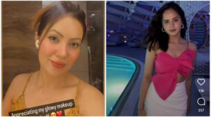 TMKOC diva Munmun Dutta is busy appreciating her glowy makeup, Palak Sindhwani shares a video from poolside