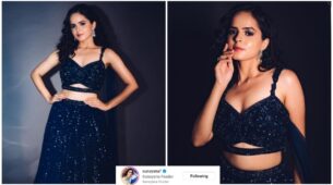 TMKOC diva Palak Sindhwani is beauty personified in shimmery blue outfit, Sunayana Fozdar approves