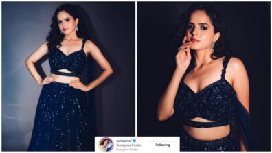 TMKOC diva Palak Sindhwani is beauty personified in shimmery blue outfit, Sunayana Fozdar approves