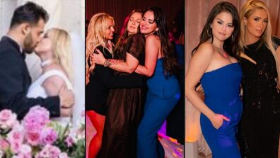 Trending: Britney Spears can’t stop hitting the dance floor with Selena Gomez and Paris Hilton during wedding reception, see photodump