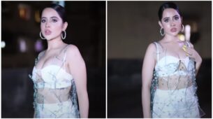 Urfi Javed’s Glass Dress Makes Her Look Like A Sensuous Babe