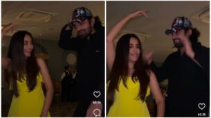 Viral Footage: Surbhi Jyoti can’t stop doing ‘Bhangra’ to Punjabi beats with Vishal Singh, video goes viral