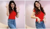 Watch: Arishfa Khan burns dance floor like a pro, sets temperature soaring in spicy red dress