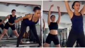 Watch: Dhvani Bhanushali sizzles internet with her workout drills, fans in love