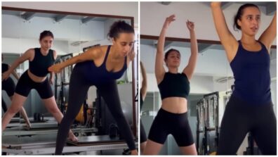 Watch: Dhvani Bhanushali sizzles internet with her workout drills, fans in love