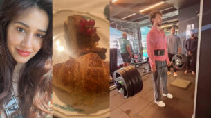 Watch: Disha Patani is busy having some yum desserts, Tiger Shroff says ‘rise and grind’