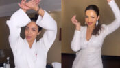 Watch: Malaika Arora shines and sways in sequinned white bodycon dress
