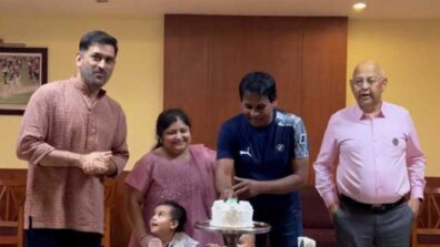 Watch: MS Dhoni joins birthday celebration of ‘super fan’ with family, heartwarming video melts internet