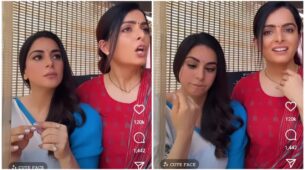 Watch: Shraddha Arya and Ruhi Chaturvedi spot ‘cute guy’ coming towards them, get involved in hilarious argument