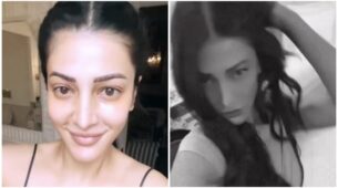 Watch: Shruti Haasan kicks-starts her sleepy head to turn on work mode