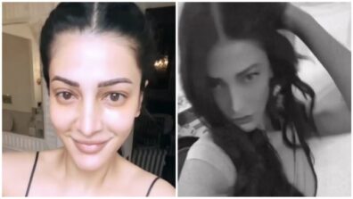 Watch: Shruti Haasan kicks-starts her sleepy head to turn on work mode