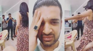 Watch: Tejasswi Prakash shows off sultry dance moves in thigh-high slit gown, Karan Kundrra angry