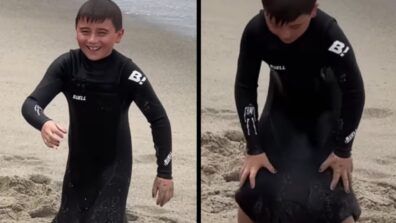 Watch This Funny Beach Video Of A Kid