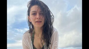 What A Babe: Hansika Motwani crosses all limits of boldness, looks super sensuous in transparent netted monokini