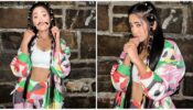 What Swag: Shivangi Joshi stumped with fierce goals with abstract print co-Ord set