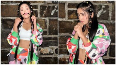 What Swag: Shivangi Joshi stumped with fierce goals with abstract print co-Ord set