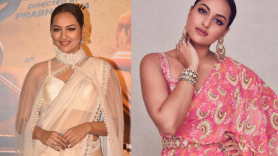 When It Comes To Sarees, Sonakshi Sinha Enjoys Experimenting With Different Prints And Patterns