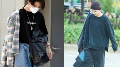 BTS Members V and Jungkook’s baggy fashion inspiration because WHY NOT