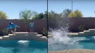 Woman Teaches Her Son Swimming, But THIS Happened