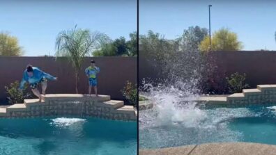 Woman Teaches Her Son Swimming, But THIS Happened