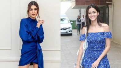 Beat The Heat With These Blue Mini Dresses: Get Inspired By Kriti Sanon, Ananya Panday, And More