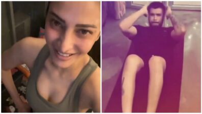 Working out to horror films: Shruti Haasan as she gets on fitness mode with beau Santanu Hazarika