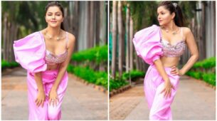 You gotta rub me the right way: Rubina Dilaik looks gorgeous in pink bralette and trousers, reveals her special desire