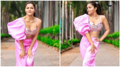 You gotta rub me the right way: Rubina Dilaik looks gorgeous in pink bralette and trousers, reveals her special desire